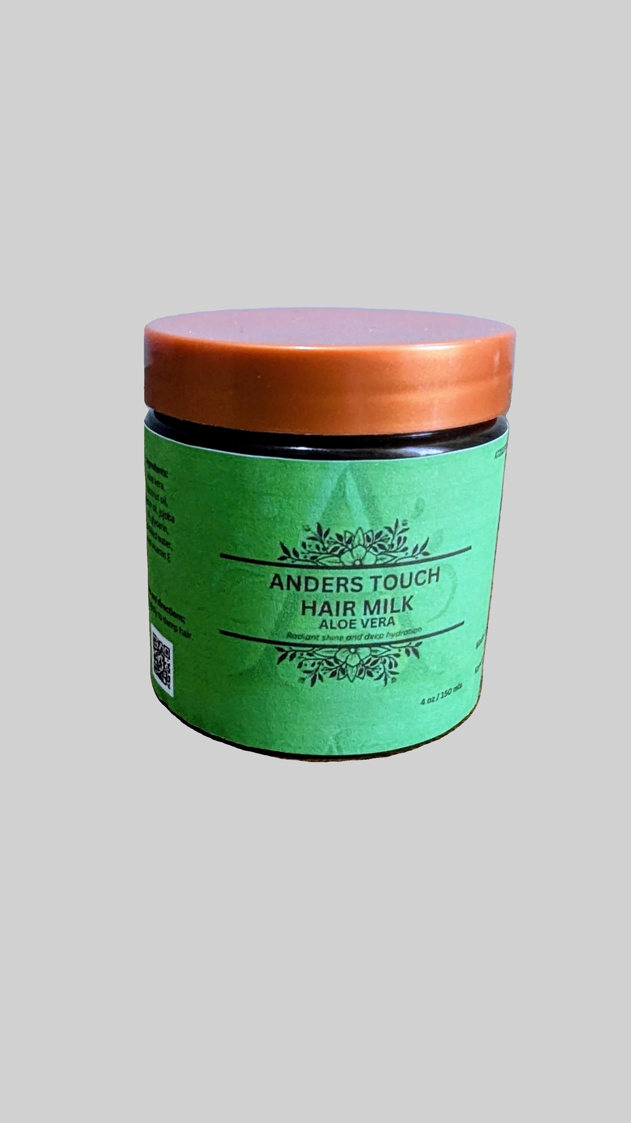 Hydration Hair Milk with Aloe Vera & Oils – Anders Touch
